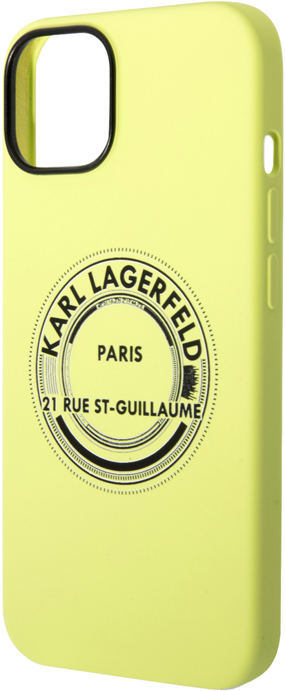 Чехол-накладка Karl Lagerfeld пластиковая накладка dux ducis grit series magsafe для iphone 14 pro экокожа розовая