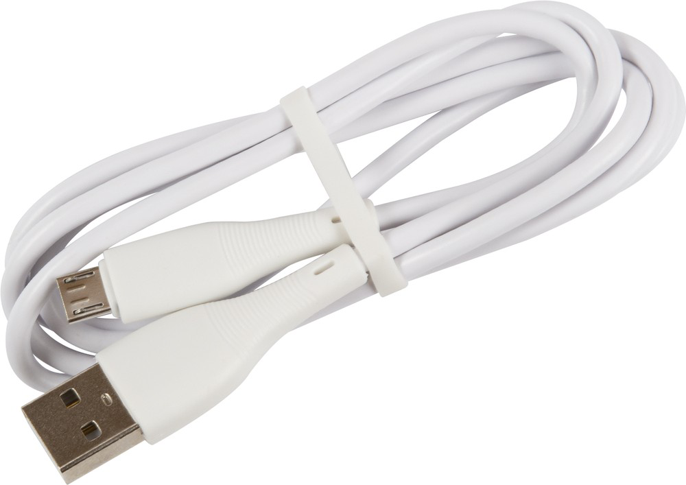 Дата-кабель UNBROKE Fika USB-MicroUSB 1 метр до 2A Белый 0307-0794 - фото 2