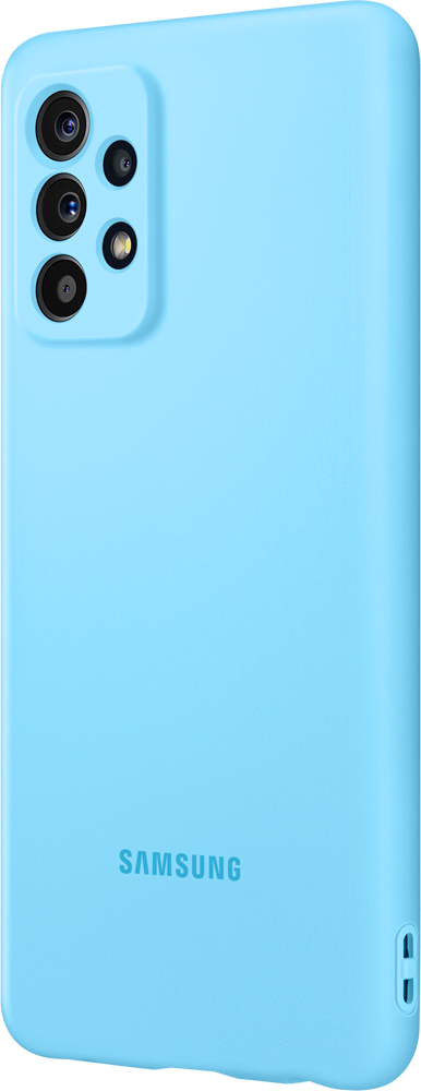 Клип-кейс Samsung Galaxy A52 Silicone Cover Blue (EF-PA525TLEGRU) 0313-8882 Galaxy A52 Silicone Cover Blue (EF-PA525TLEGRU) - фото 5