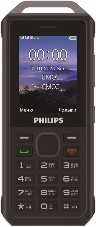 Мобильный телефон Philips мобильный телефон maxvi k18 brown