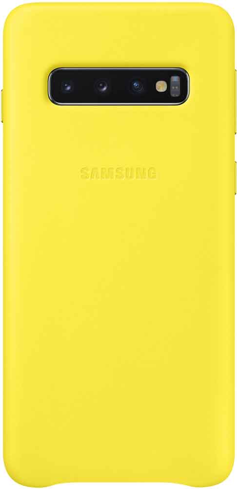 

Клип-кейс Samsung Galaxy S10 EF-VG973L кожа Yellow, Galaxy S10 EF-VG973L кожа Yellow