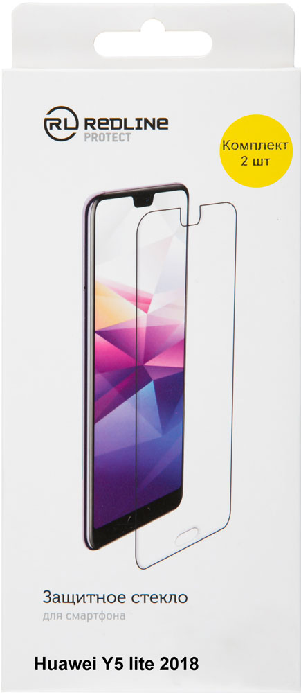 

Стекло защитное RedLine Huawei Y5 Lite прозрачное 2 шт, Huawei Y5 Lite прозрачное 2 шт