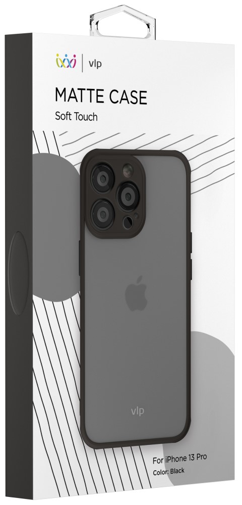 Клип-кейс VLP iPhone 13 Pro Matte Case Black 0313-9955 - фото 2