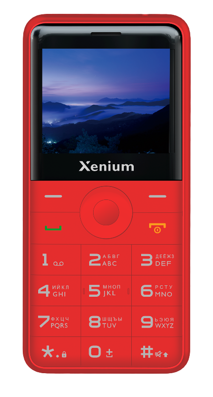 

Мобильный телефон Xenium, X700 Красный