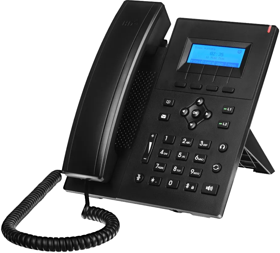 IP-телефон QTECH телефон ip grandstream gxp 1620 2 линии 2 sip аккаунта 2x10 100mbps lcd аналог телефона voip yealink sip t21 e2 2 линии