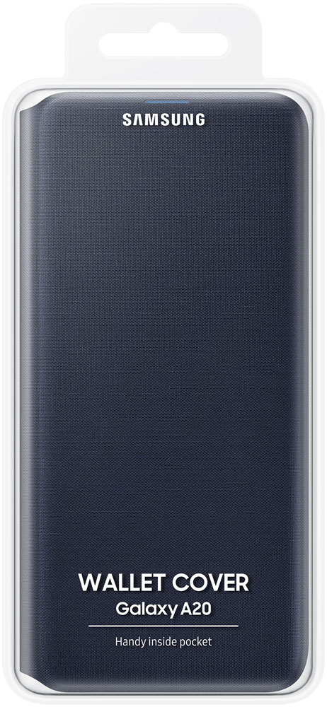 Чехол-книжка Samsung A20 EF-WA205P Wallet Cover Black 0313-7906 EF-WA205PBEGRU Galaxy A20 - фото 5