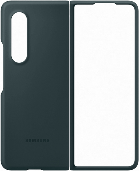 Клип-кейс Samsung Galaxy Z Fold3 Silicone Cover Dark Green (EF-PF926TGEGRU) 0313-9167 Galaxy Z Fold3 Silicone Cover Dark Green (EF-PF926TGEGRU) - фото 1