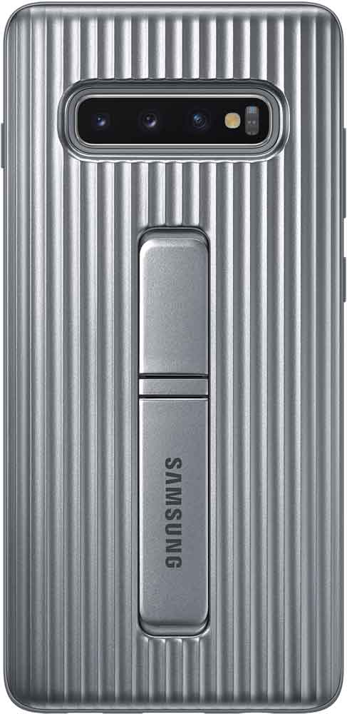 

Клип-кейс Samsung Galaxy S10 Plus EF-RG975C Protective Standing Cover Silver, Galaxy S10 Plus EF-RG975C Protective Standing Cover Silver