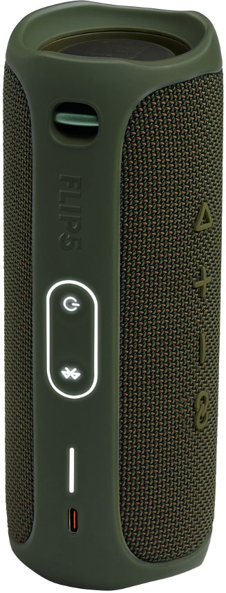 Портативная акустическая система JBL Flip 5 Green 0400-1692 - фото 3