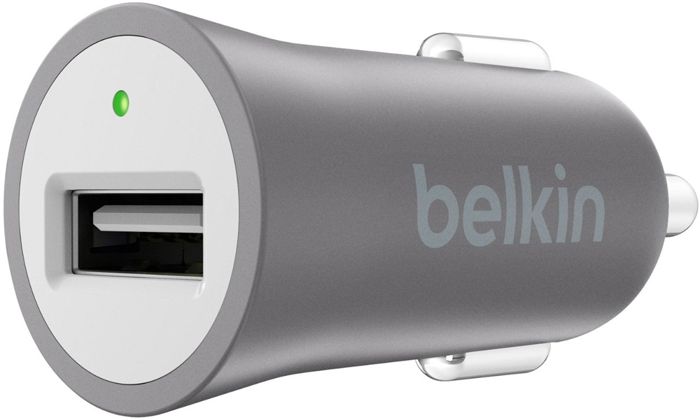 

АЗУ Belkin, универсальное USB 2,4А F8M730bt-GRY Grey