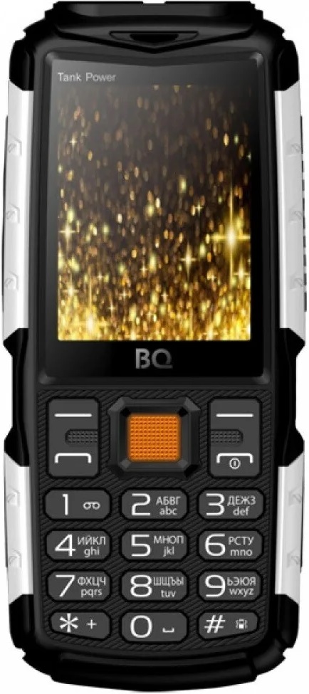 Мобильный телефон BQ 2430 Tank Power Dual sim Black/Silver 0101-7684 2430 Tank Power Dual sim Black/Silver - фото 1