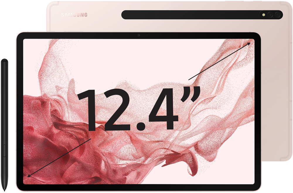 

Планшет Samsung, Galaxy Tab S8+ LTE 12.4" 8/128Gb Розовое золото