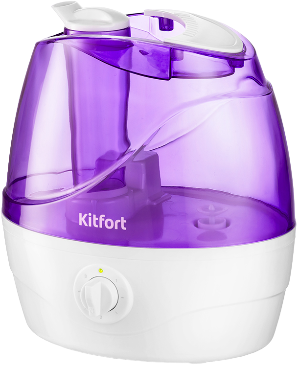 Увлажнитель воздуха Kitfort KT-2834-1 Бело-фиолетовый