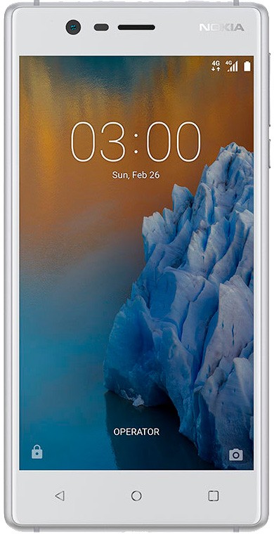 

Смартфон Nokia, 3 LTE Dual sim silver