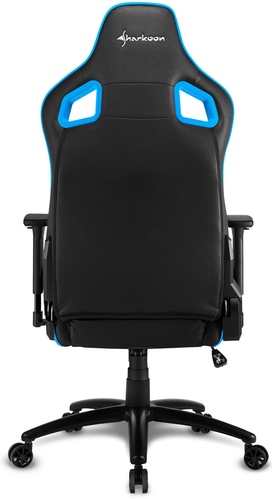 Игровое кресло Sharkoon Elbrus 2 экокожа Черно-синее 0200-3013 ELBRUS 2 BK/BU - фото 6
