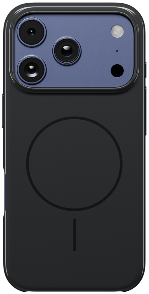 

Чехол-накладка Rocket, Glaze с MagSafe для iPhone 17 Pro Черный