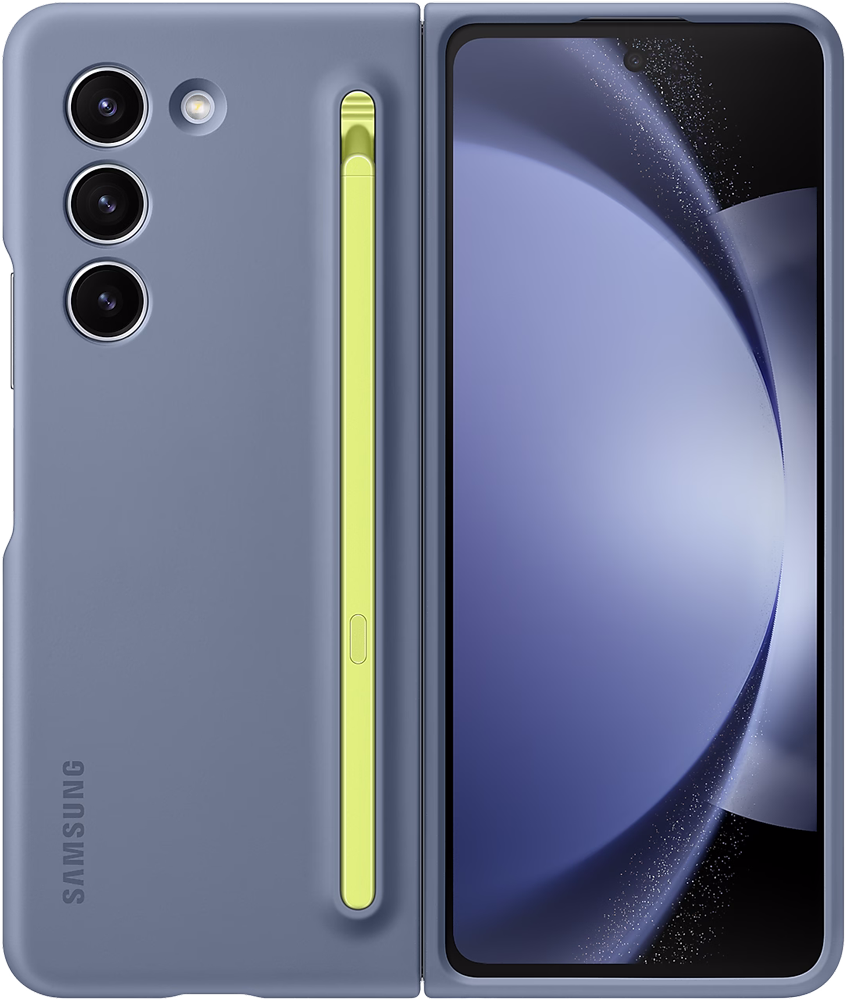 

Чехол-книжка Samsung, Slim S Pen Z Fold5 Голубой