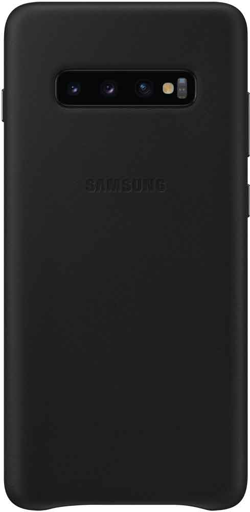 

Клип-кейс Samsung, Galaxy S10 Plus EF-VG975L кожа Black