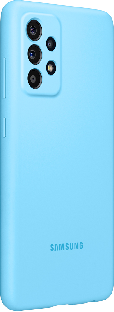 Клип-кейс Samsung Galaxy A52 Silicone Cover Blue (EF-PA525TLEGRU) 0313-8882 Galaxy A52 Silicone Cover Blue (EF-PA525TLEGRU) - фото 4