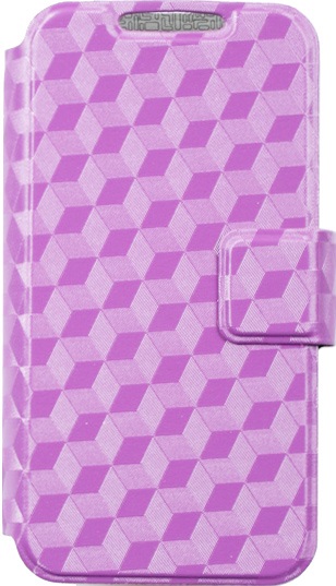 

Чехол-книжка OxyFashion, SlideUP Cube универсальный размер M 4,3-5,5" Purple