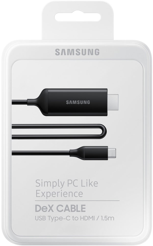 Дата-кабель Samsung USB Type-C-HDMI DeX Black (EE-I3100FBRGRU) 0300-0489 USB Type-C-HDMI DeX Black (EE-I3100FBRGRU) - фото 5