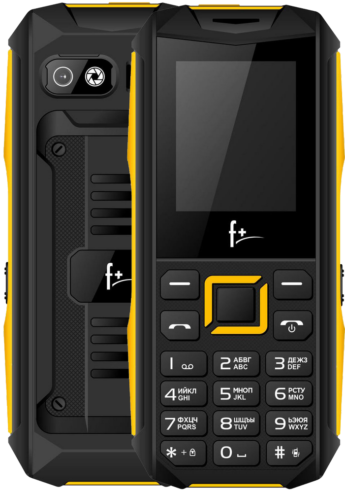 Мобильный телефон F+ PR170 Черно-желтый