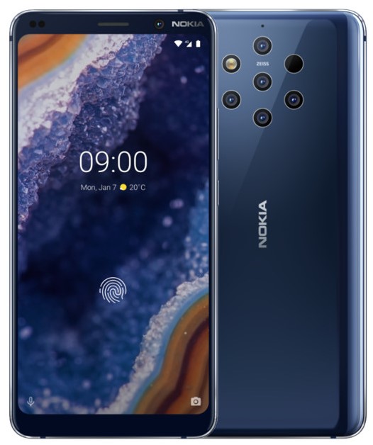 

Смартфон Nokia 9 PureView Blue, 9 PureView Blue