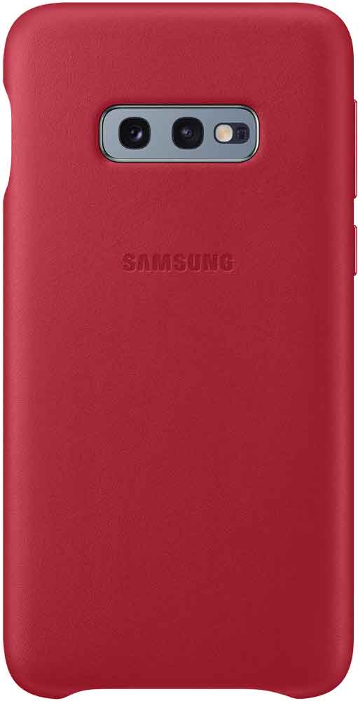 

Клип-кейс Samsung, Galaxy S10e EF-VG970L кожа Red