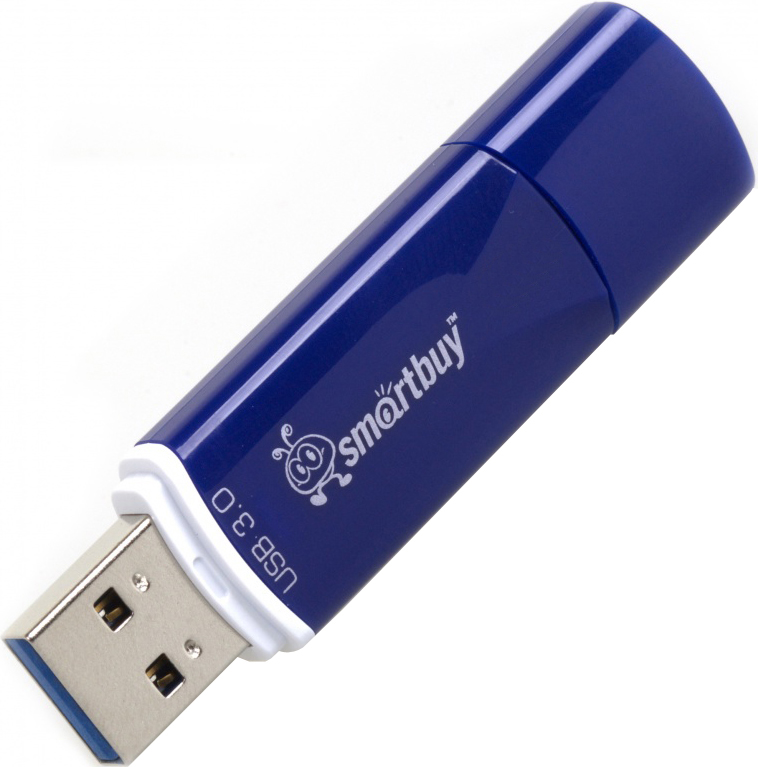 USB Flash Smartbuy Crown 16Gb USB 3.0 Blue 0305-1157 SB16GBCRW-Bl - фото 1