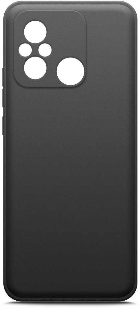 Чехол-накладка Borasco для Xiaomi Redmi 12C TPU Черный чехол накладка borasco для xiaomi redmi 12c tpu черный
