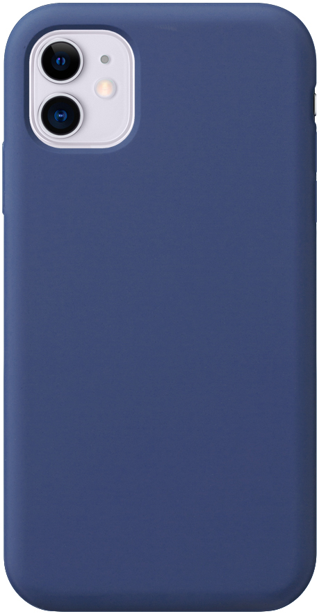 Клип-кейс Deppa Apple iPhone 11 Liquid Silicone Pro Blue 0313-8910 - фото 3