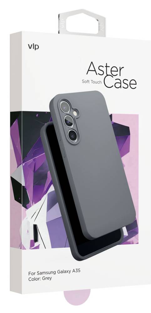 Чехол-накладка VLP Aster Case для Samsung Galaxy A35 Cерый 3100-2546 - фото 5