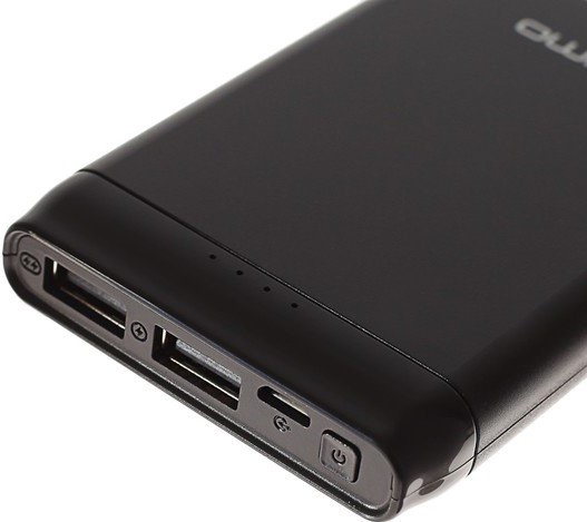 Внешний аккумулятор Qumo PowerAid P5000 5000mAh Black 0301-0610 - фото 2