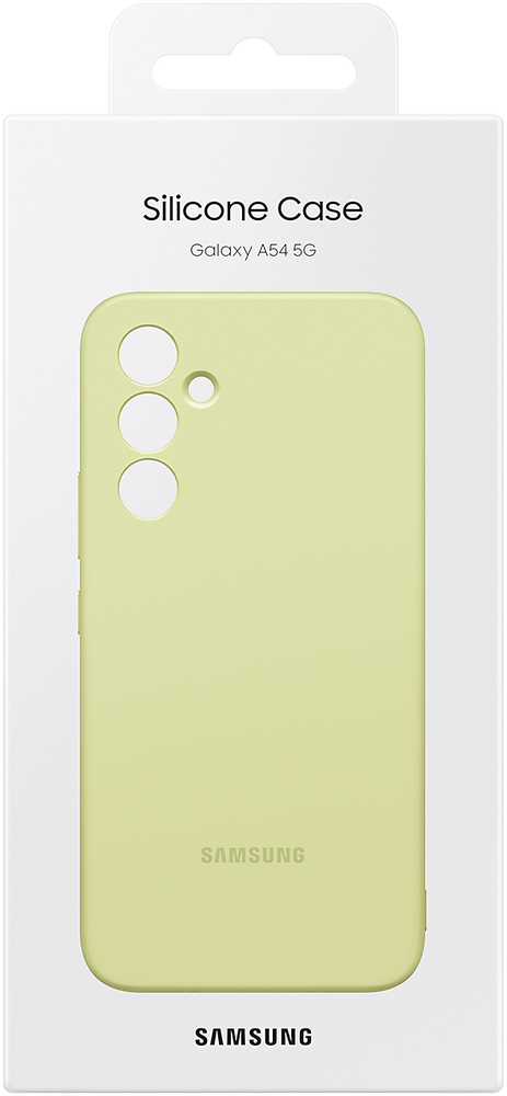 Чехол-накладка Samsung Galaxy A54 Silicone Case Лайм 0319-1041 EF-PA546TGEGRU - фото 6