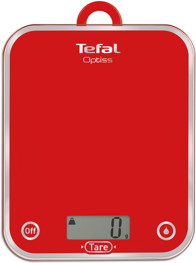 Весы кухонные Tefal Optiss BC5003V2 Red 7000-1761 - фото 1