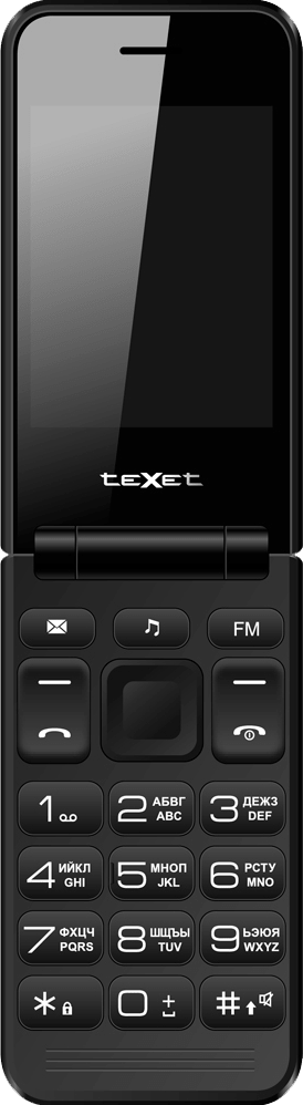 Мобильный телефон teXet TM-406 Dual sim Black 0101-7222 - фото 1
