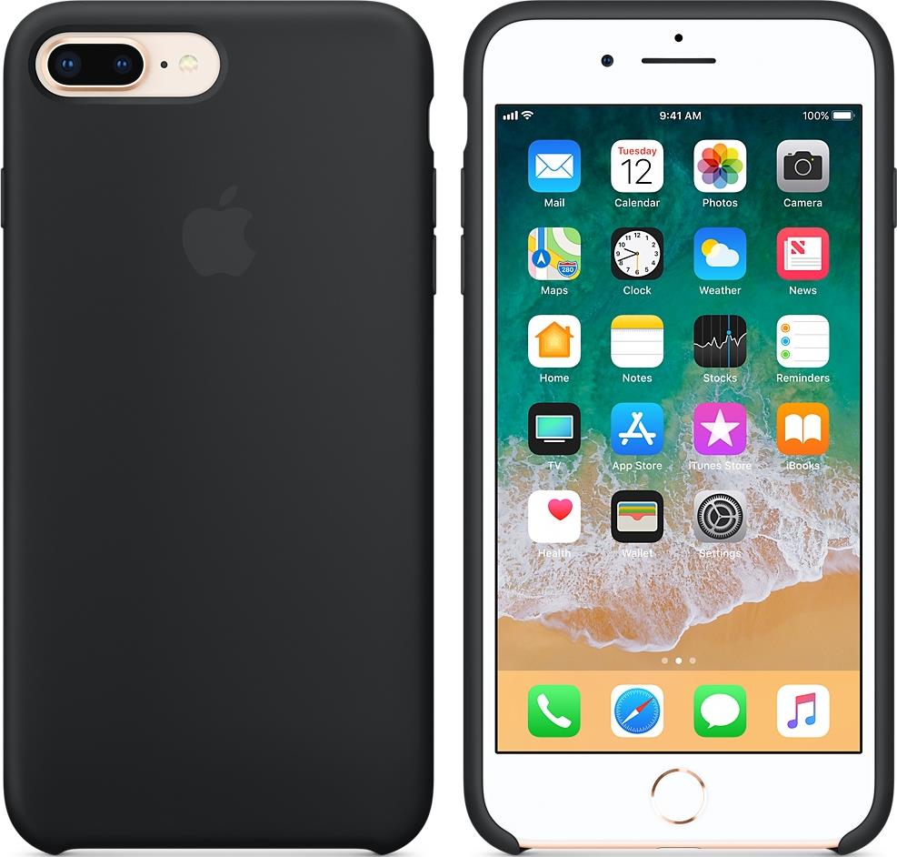 Клип-кейс Apple iPhone 8 Plus/ 7 Plus силиконовый Black 0313-6229 iPhone 8 Plus/ 7 Plus силиконовый Black iPhone 7 Plus, iPhone 8 Plus - фото 2