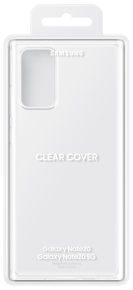 Клип-кейс Samsung Note 20 Clear Cover прозрачный (EF-QN980TTEGRU) 0313-8663 Note 20 Clear Cover прозрачный (EF-QN980TTEGRU) Galaxy Note 20 - фото 6