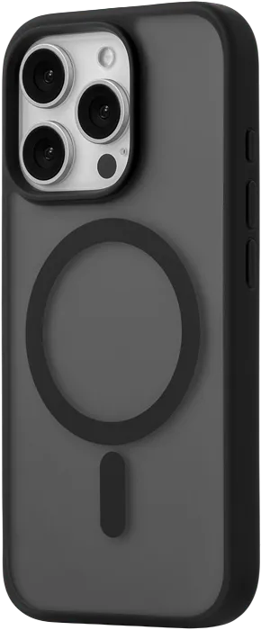 

Чехол-накладка uBear, Cloud Mag Case для iPhone 16 Pro с MagSafe Черный