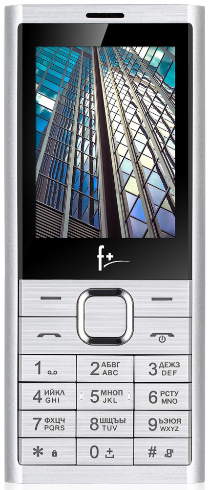 

Мобильный телефон F+, B241 silver