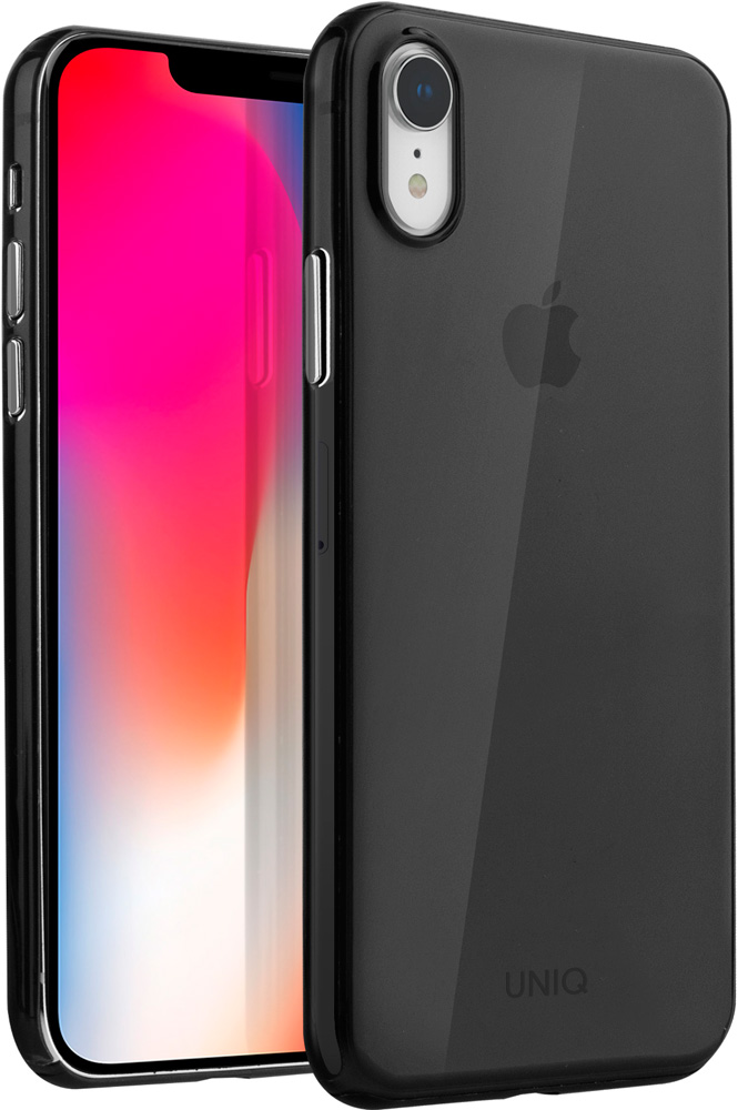 

Клип-кейс Uniq Apple iPhone XR тонкий пластик Black, Apple iPhone XR тонкий пластик Black