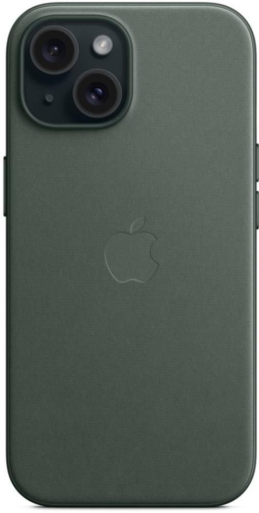 Чехол-накладка Apple iPhone 15 Plus FineWoven Case with MagSafe Вечнозеленый 3100-0092 iPhone 15 Plus - фото 5