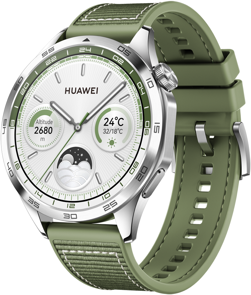 Часы HUAWEI Watch GT 4 Phoinix 46мм Зеленые