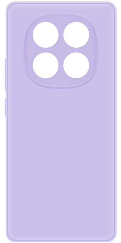 

Чехол-накладка Krutoff, Silicone Case для Xiaomi REDMI Note 14 Pro 4G Лаванда