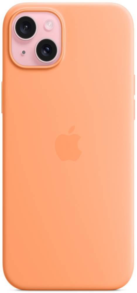 Чехол-накладка Apple iPhone 15 Silicone Case with MagSafe Апельсиновый 3100-0083 iPhone 15 - фото 4
