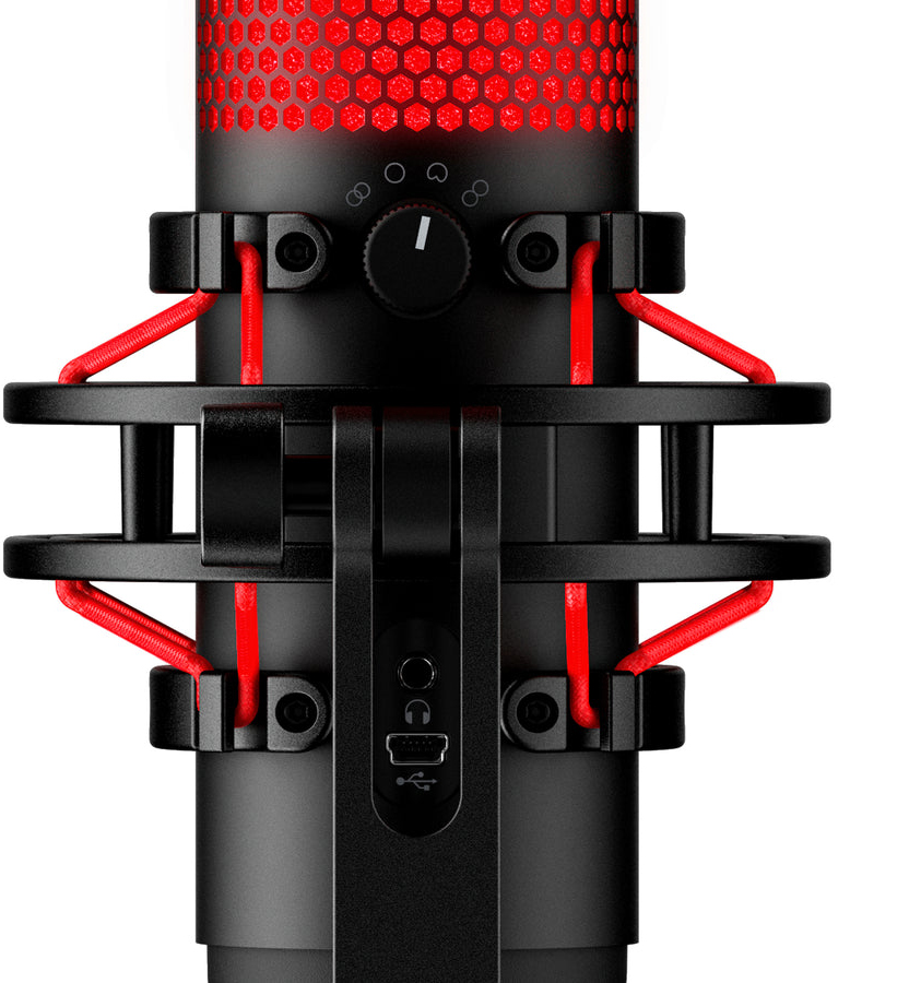 Микрофон HyperX QuadCast HX-MICQC-BK Черный 0400-2162 - фото 4