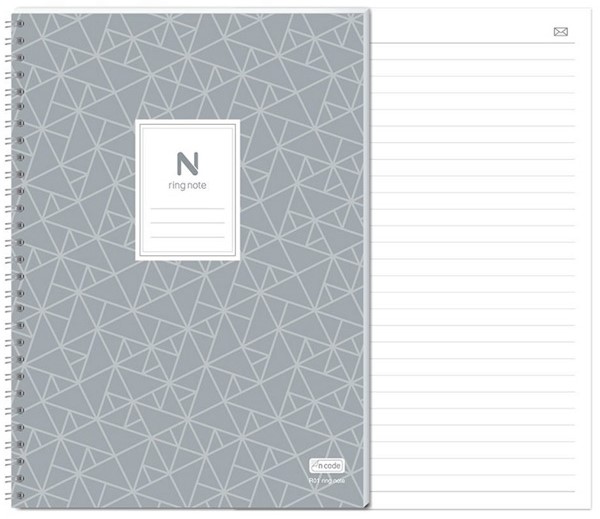 Блокнот для умной ручки Neolab Neo N Ring с кольцевым переплетом Grey 0200-2469 - фото 2