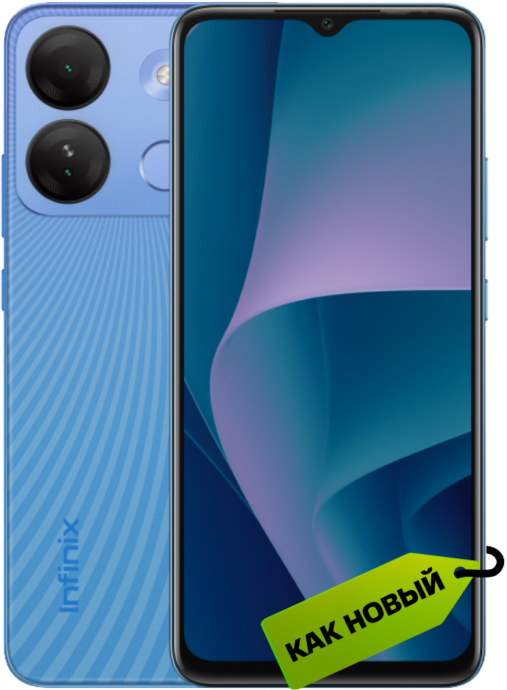 

Смартфон Infinix, SMART 7 2/64 Гб Синий «Как новый»
