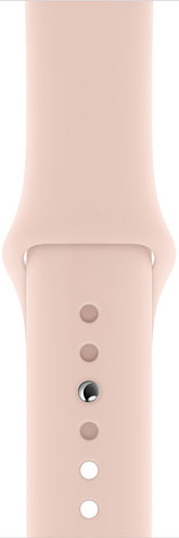 Часы Apple Watch Series 5 40мм золотого цвета+спортивный ремешок розовый песок 0200-1954 Watch Series 5 40мм золотого цвета+спортивный ремешок розовый песок - фото 3
