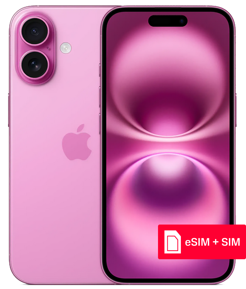 

Смартфон Apple, iPhone 16 Plus 256Gb eSIM + SIM Pink